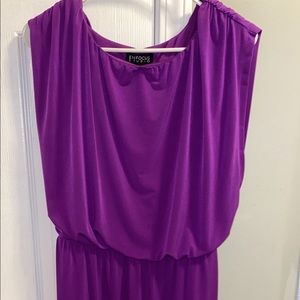 Purple Casual Dress